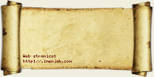 Irena Bošnjaković vizit kartica